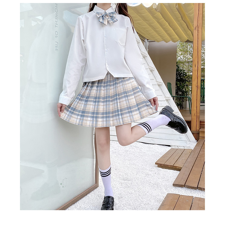 柠檬海盐jk制服裙正版日系白衬衫学院风套装女初高中学生校服班服