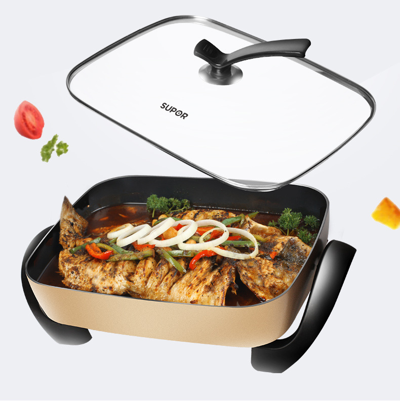 苏泊尔电煎锅jj4030d804-150家用多功能电热锅韩式电火锅8-10人