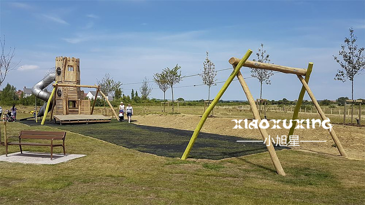 无动力定制游乐设备 户外木质儿童滑索 景区公园体能训练滑轨