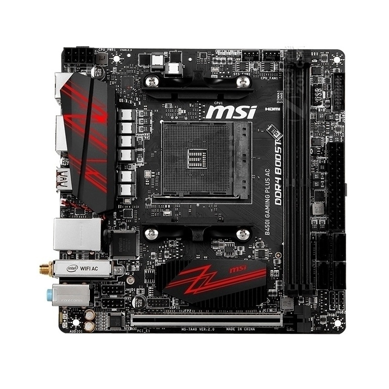 微星b450 i gaming plus ac 电竞主板 支持 锐龙amd cpu 处理器