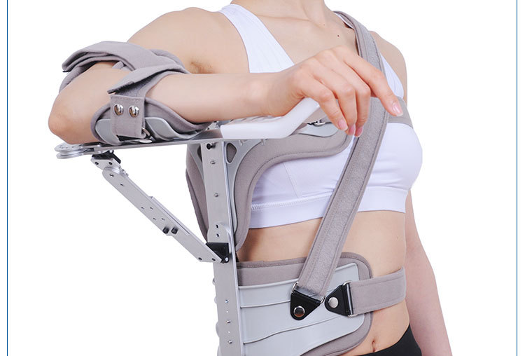 可调肩肘关节固定器肱骨骨折脱位肩外展固定支具肩部受伤康复护具