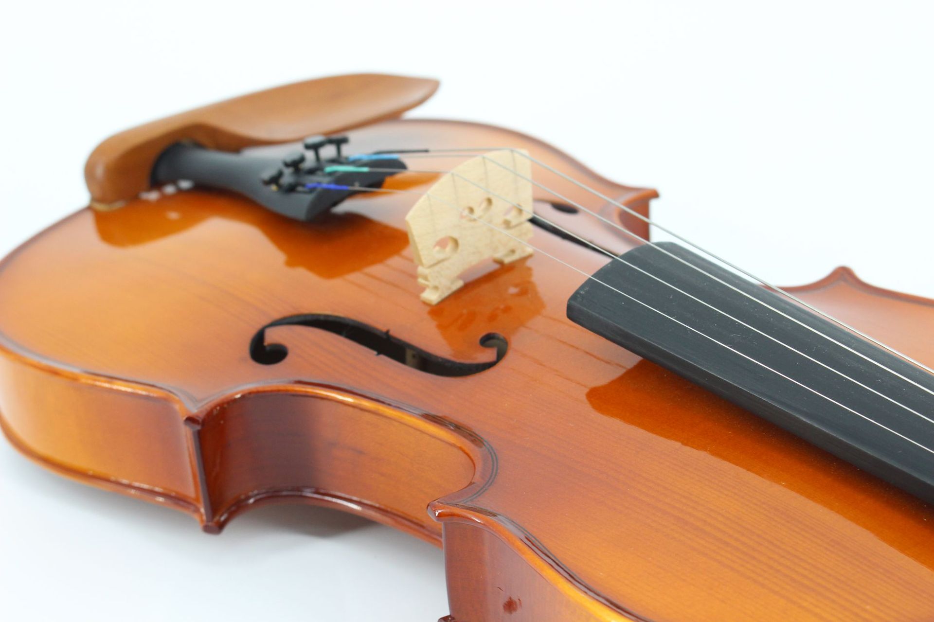 通灵亮光吊木筋学生 枣木配件 乌木指板 小提琴