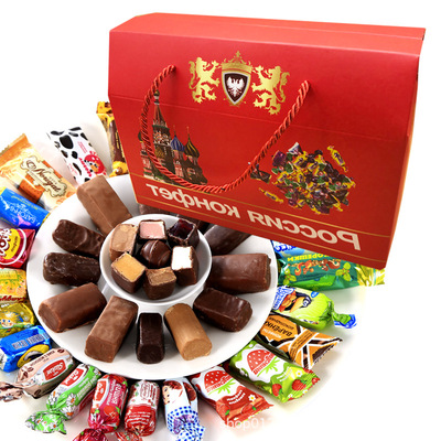 俄罗斯混装糖果500克装礼盒