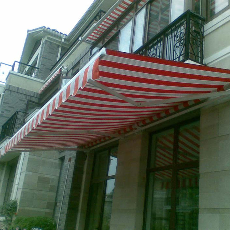 遮阳棚折叠伸缩式蓬雨棚户外防雨搭手摇阳台庭院子屋檐铝合金帐篷