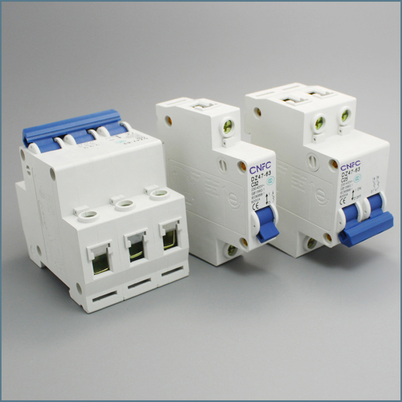 【厂家批发】20a单匹断路器 dz47-1p小型断路器 家用空开单级