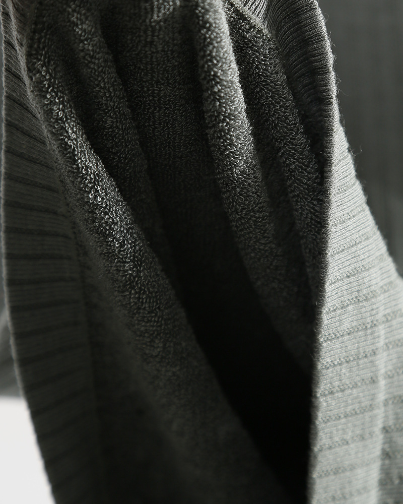 秋冬加厚保暖背心 毛圈款 带罩杯修身款内搭打底衫无袖 纯色棉质