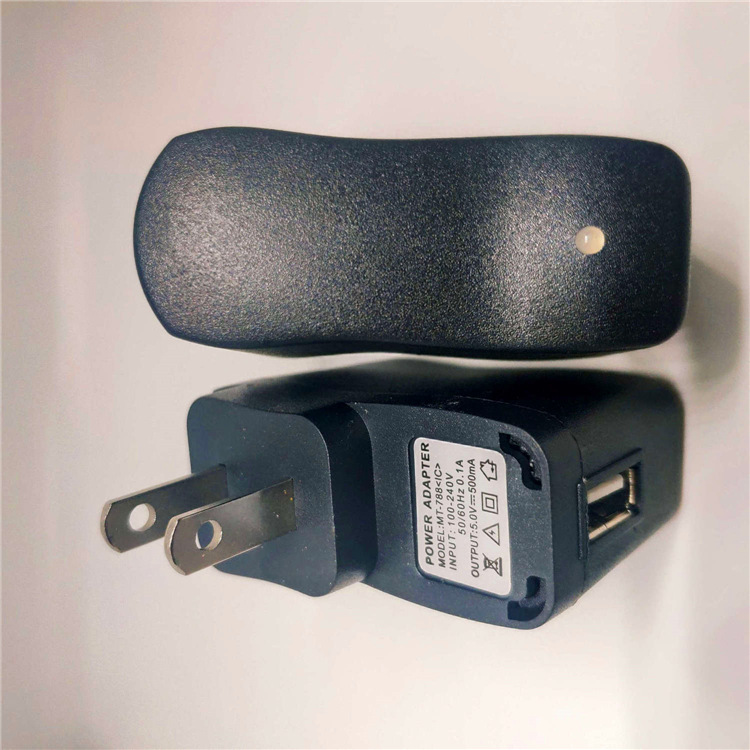 老人机usb变灯充电器5v500ma唱戏机500毫安充电器 带指示灯充电头