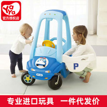 韩国yaya儿童小房车POLI四轮踏行车游乐场手推小汽车玩具车可坐人
