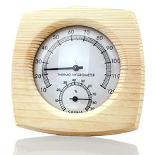 跨境直供桑拿房木质温湿度计室内外汗蒸房用温度显示表