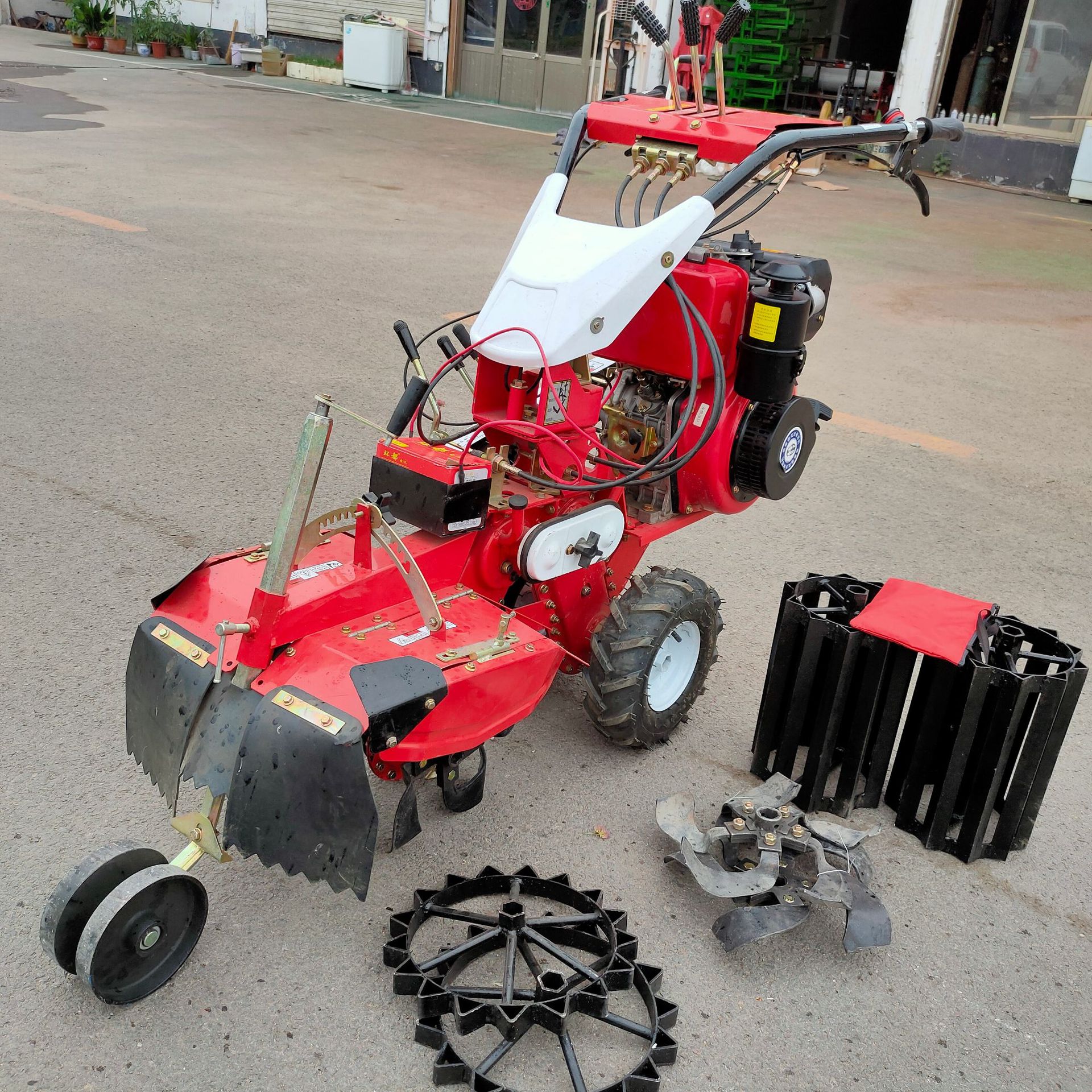 供应林业开荒田园管理机 农用果园菜地开沟机 果树施肥开沟机价格