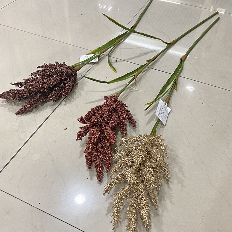 仿真植物高粱束干花装饰花田园农家乐场景布置实惠假稻穗麦穗五谷