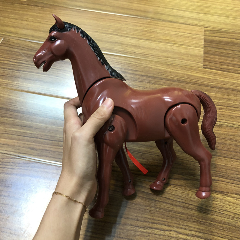 厂家直销仿真动物电动奶牛 发光带牛叫声淘宝热销玩具电动水牛