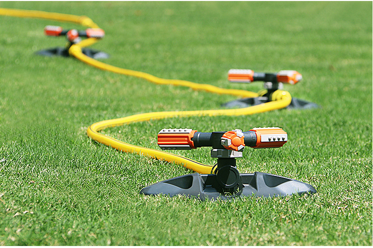 360度旋转可串联大三叉喷水器苗圃灌溉园林自动浇水花园洒水器