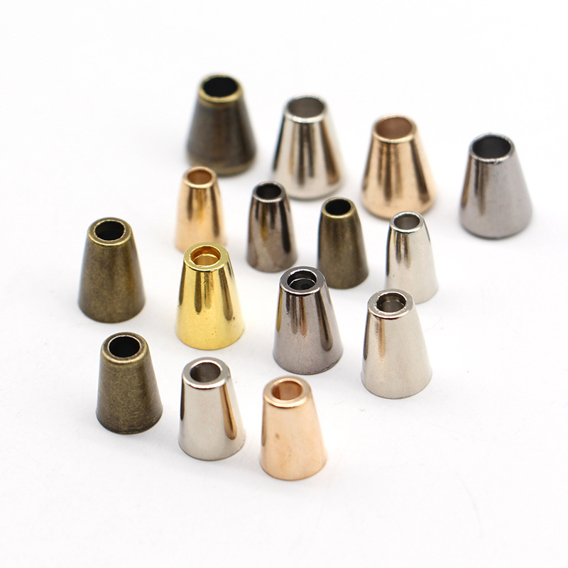 金属吊钟绳扣圆柱卫衣卡扣止绳扣 锌合金两头通衣帽扣羽绒服钮扣