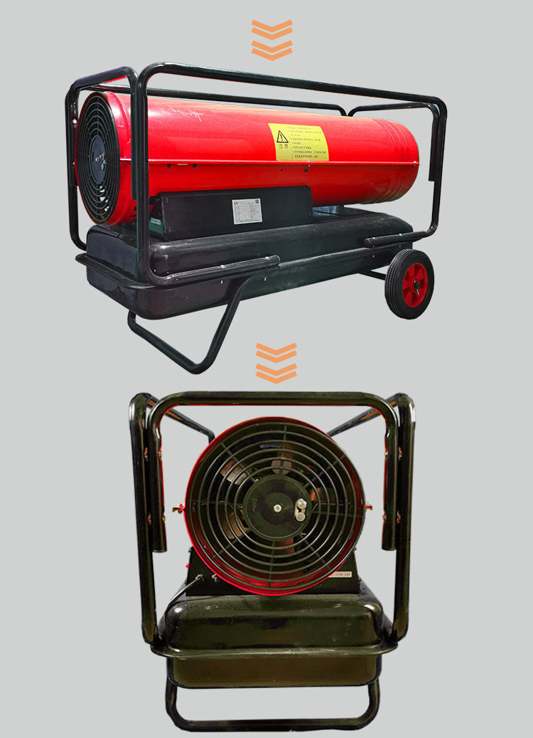 永备dh50燃油热风机工业大功率养殖场育雏大棚暖风机柴油取暖器