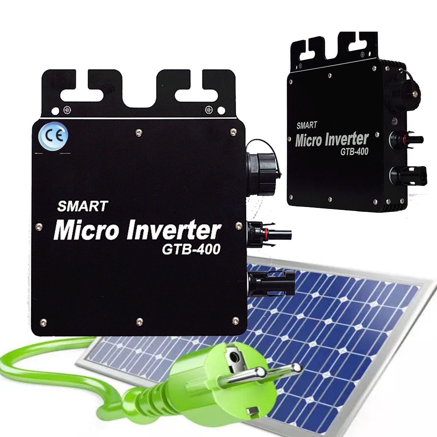 太阳能发电系统逆变器控制器一体300w350w太阳能板通用220v110v