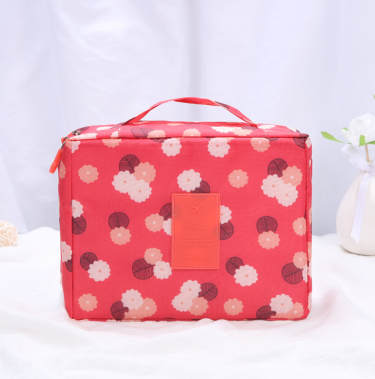 Korean Style Cubic Bag Cosmetic Bag Travel Buggy Bag Men's and Women's Storage Wash Bag Logo Manufacturer Supply