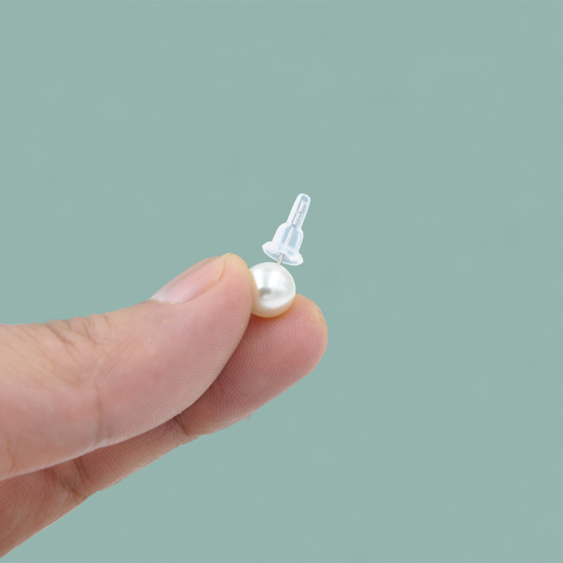 Earplug Silicone Transparent Ear Clip Non-Slip Fixing Buckle Ear Stud Plug Sleeping Safety Protection Silicone Transparent Plastic Ear Pressure