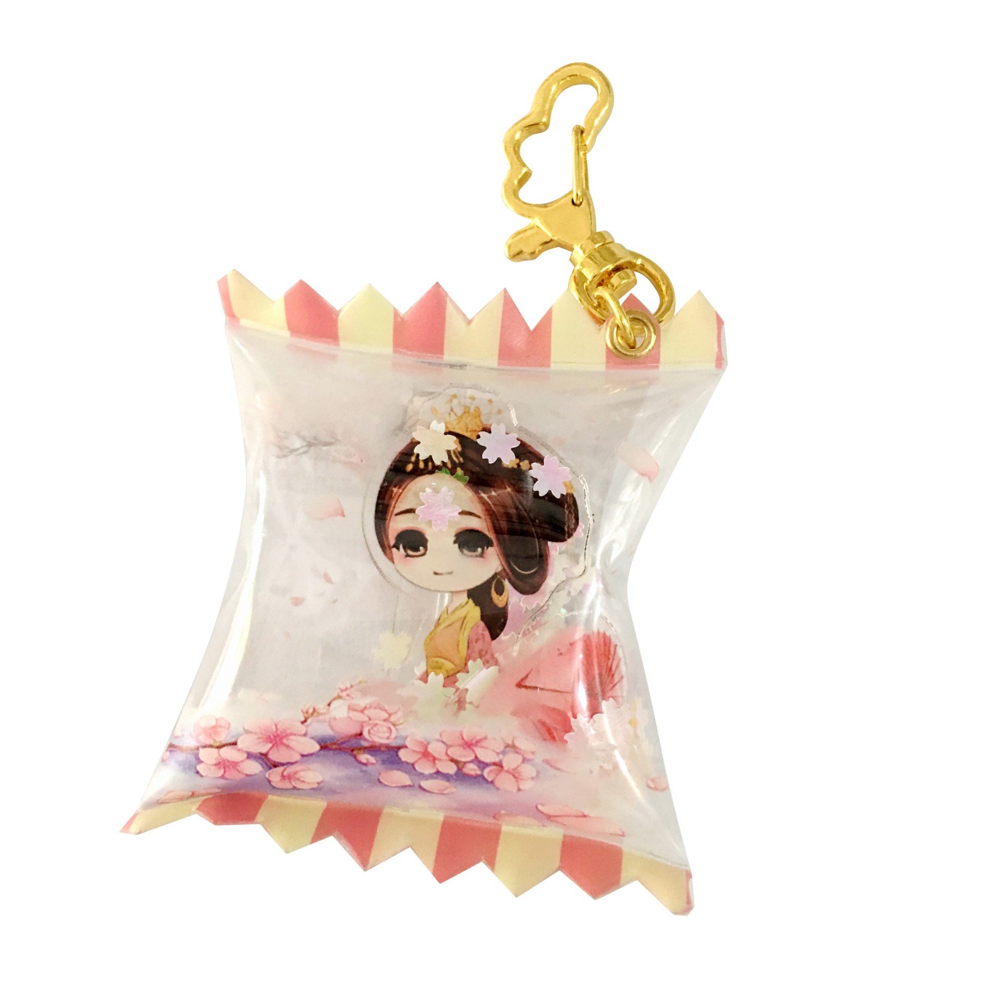 定制pvc充气糖果挂件钥匙扣定做卡通动漫人物充气糖果钥匙扣