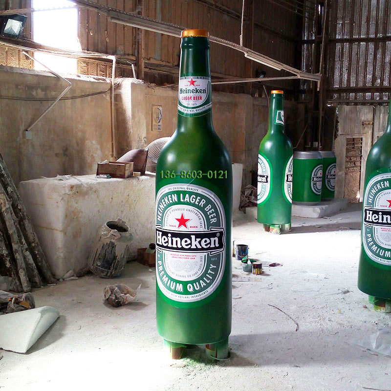 啤酒玻璃钢雕塑