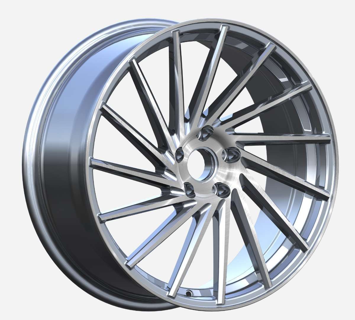 单片锻造轮辋 私人订制个性化产品 19英寸锻造车轮 轮辋改装 配件