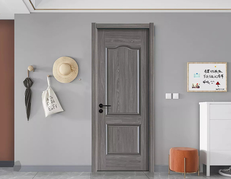 木纹夹板门多层板复合门环保免漆生态门酒店精装房公寓房门工程