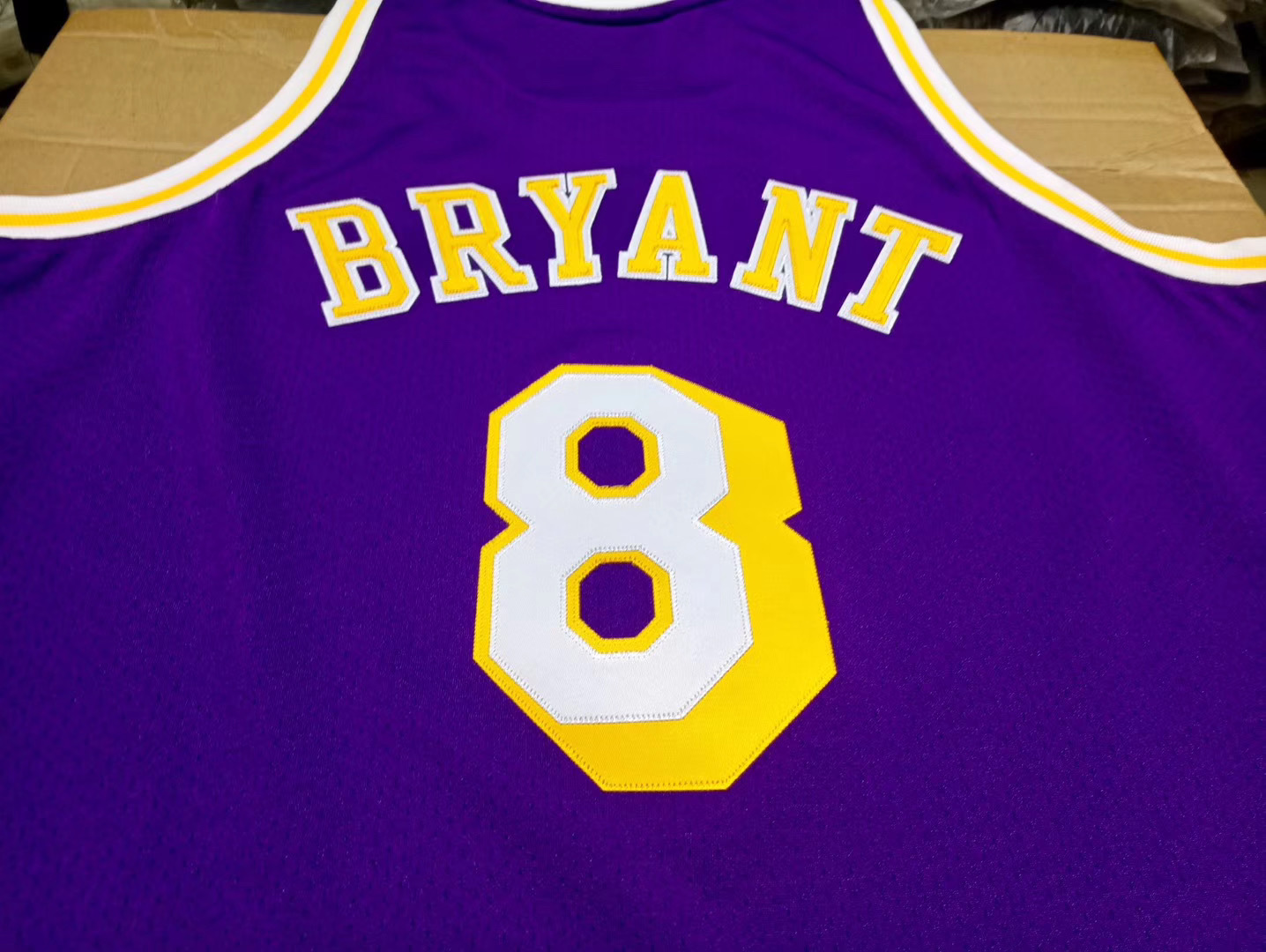 【球衣定制】贸易货nba湖人队科比8号球衣mn运动au复古男女篮球服