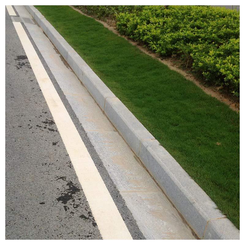 芝麻灰路沿石 花岗岩路沿石路侧石马路牙子可定浅灰色市政道路石