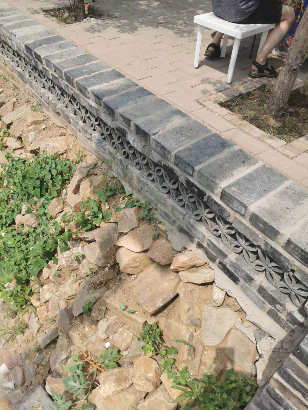 现货供应仿古青砖古庭院铺地青砖古建筑外墙95老旧砖广场铺地青砖