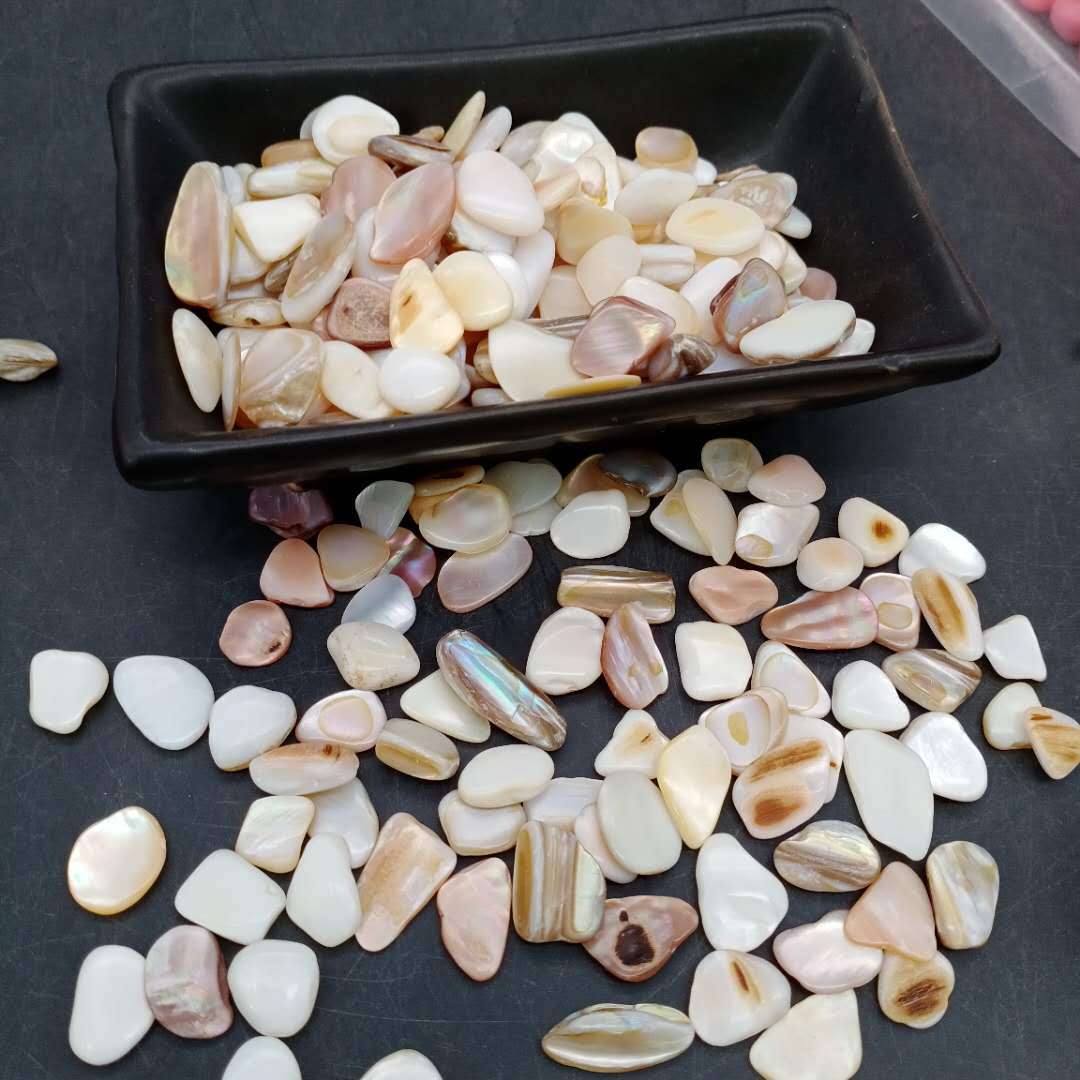 贝壳碎石 彩色贝壳石装饰材料工艺diy手工马赛克用彩色贝壳石-阿里巴