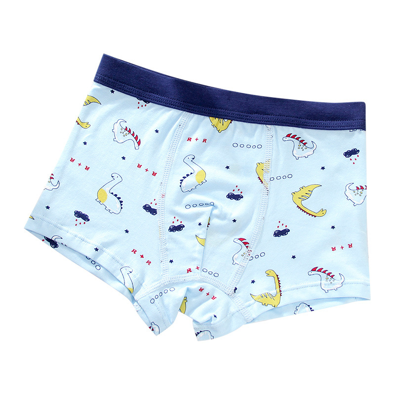 [Four Pack] Boys' Underwear Pure Cotton Children Boxer Briefs Boys Boxer Briefs Baby Medium and Large Children's Shorts