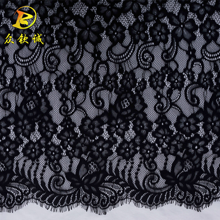 薄纱桌布蕾丝布料面料新款黑色白色系装饰蕾丝欧式蕾丝花边