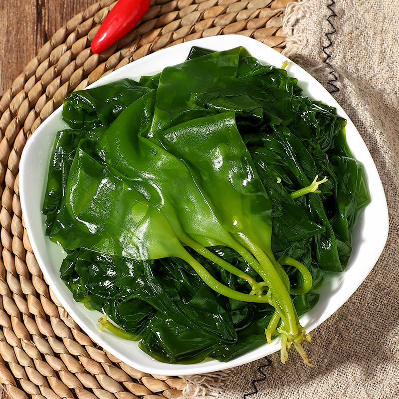 牛屿 头水盐渍海带苗即食 头批海带芽嫩苗火锅串串凉拌食材商用