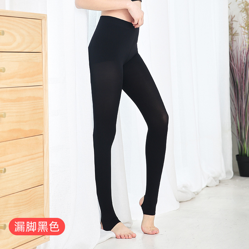 Autumn and Winter Velvet Leggings Fleece-Lined plus-Sized Imitation Nylon One-Piece Trousers Pantyhose Outer Wear Anti-Pilling Superb Fleshcolor Pantynose