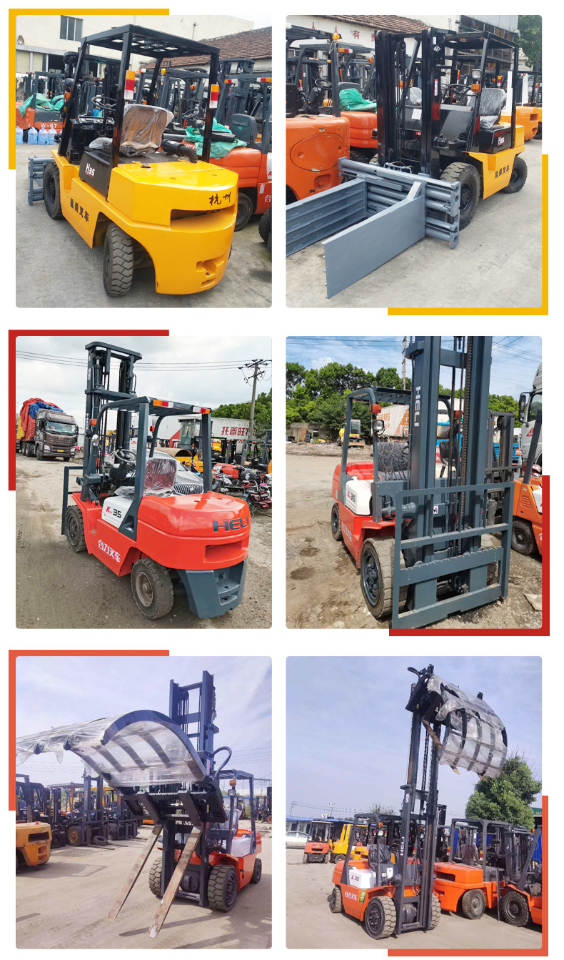 合力叉车 k35合力二手叉车 3吨中缸侧移进箱叉车