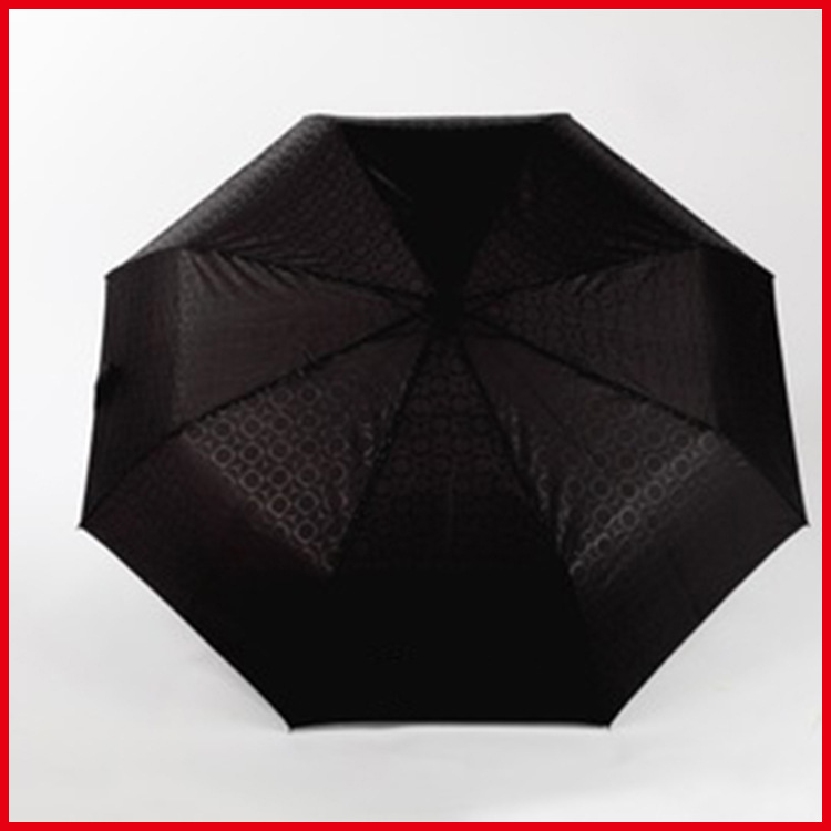 全自动收开雨伞 压花伞 树脂伞骨三折自动收缩 厂家直销