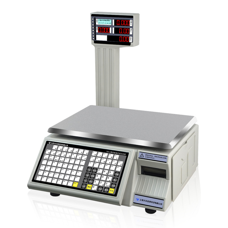 条码秤tm-f水果店超市带打印收银秤称重一体机打码电子秤商用