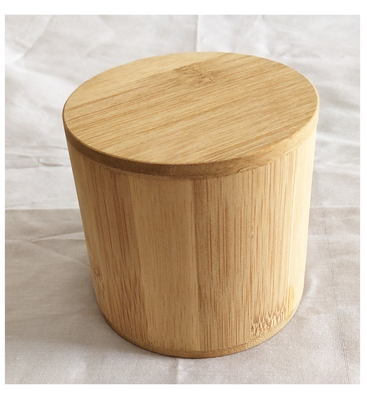 竹木茶叶包装收纳盒木制咖啡桶竹木桶实木收纳整理圆筒木质收纳盒