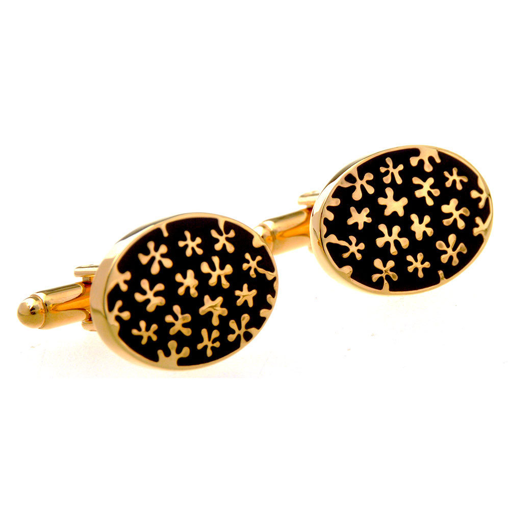 round cufflink enamel drop rubber cuff links french cuff links