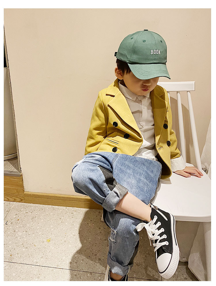 一件代发儿童西装2020秋装新品儿童西装小孩英伦宝宝洋气绅士西装