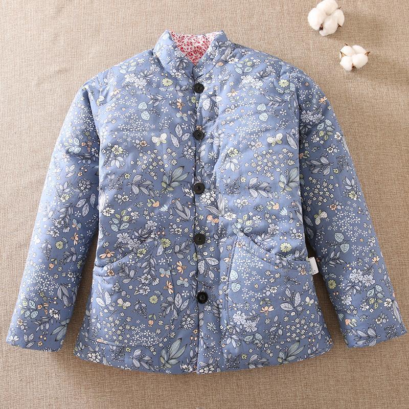 纯棉花手工棉衣女士冬装 妈妈加厚保暖短款棉袄 中老年人外穿棉服