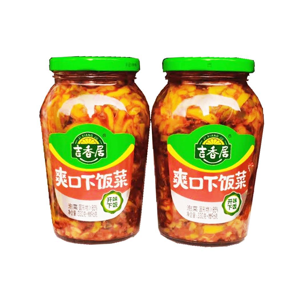 吉香居榨菜四川特产下饭菜酱菜咸菜泡菜5种口味426g批发