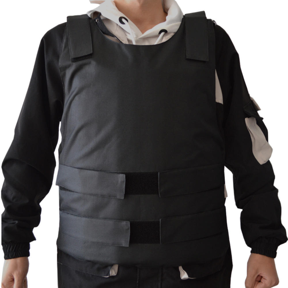 源头工厂可定制5级防刺黑色马甲加厚防暴防砍背心安全防护执勤衣