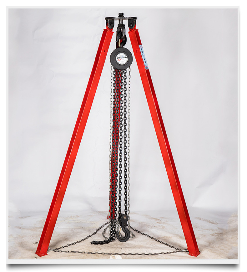 手拉葫芦支架三角架价格手拉葫芦倒链配套三角架厂家吊架