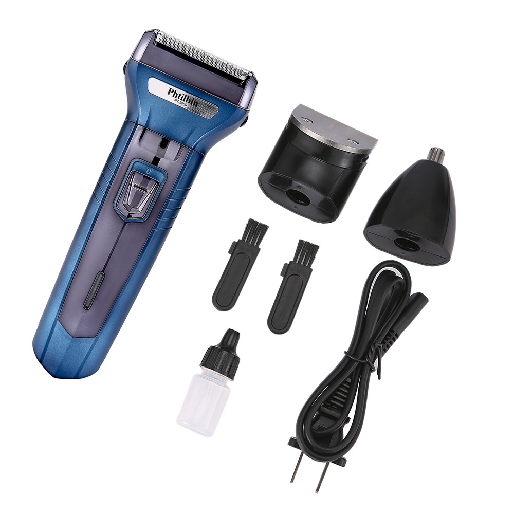 Customized Electric Shaver Three-in-One Shaver Men's Pogonotomy Haircut Shaver Nose Hair Trimmer Haircut Suit