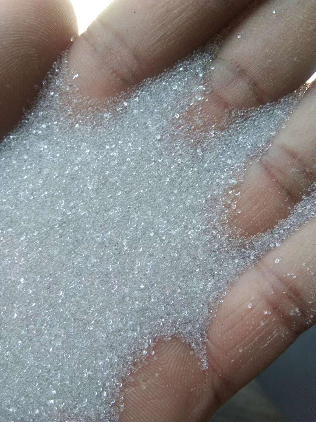 【出口级玻璃微珠】不锈钢抛光铝材抛光道标涂料闪光涂料0~320目