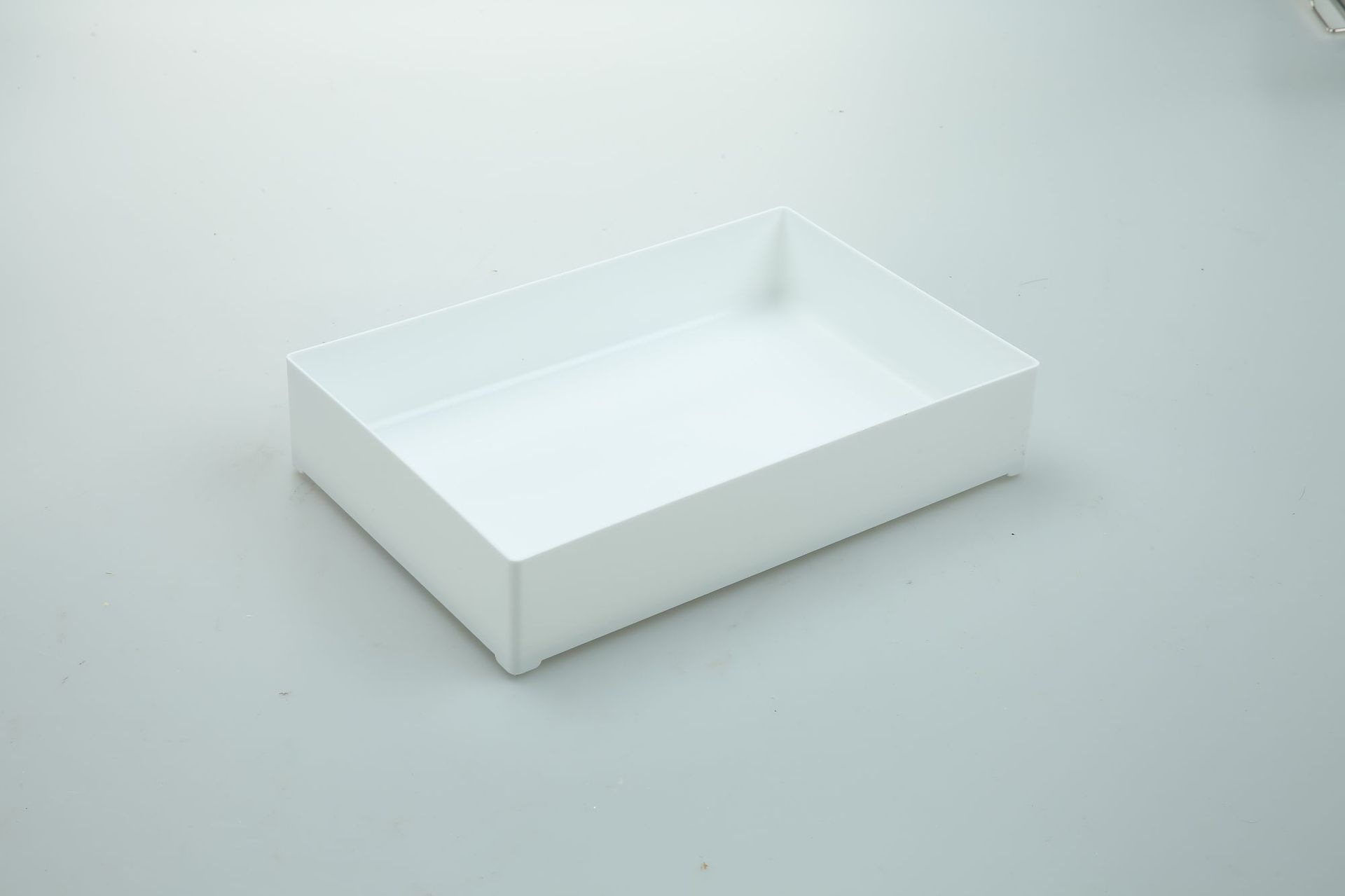 W15 Japanese-Style Desktop Drawer Storage Box Partition Kitchen Tableware Stationery Organizing Box Plastic Grid Artifact