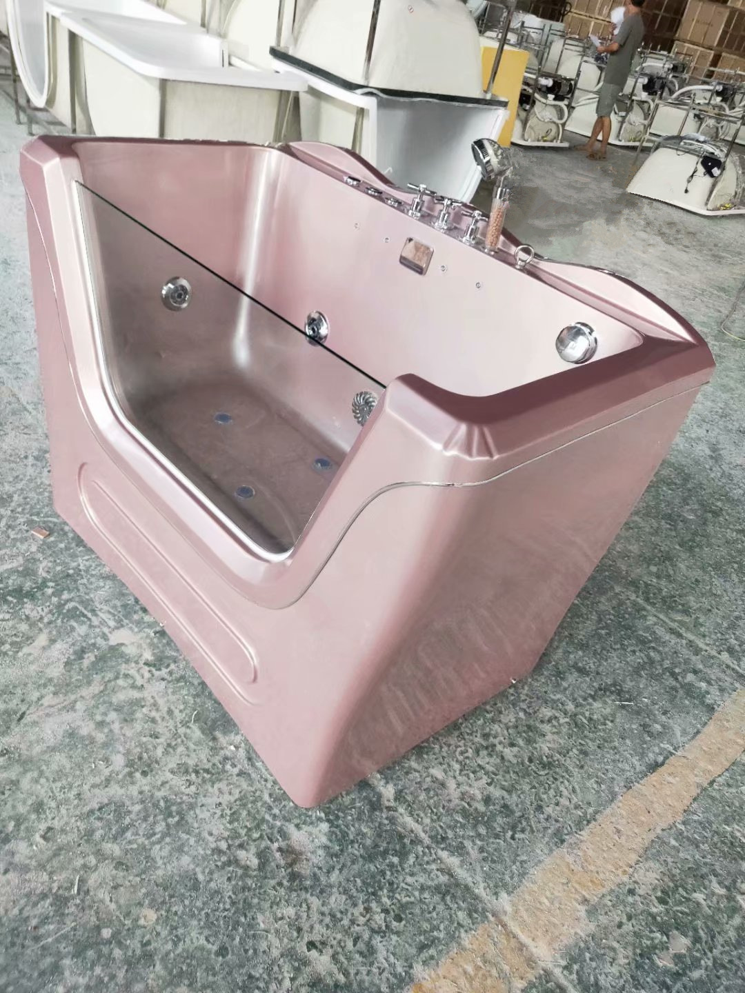 大型犬宠物spa机大狗spa浴缸按摩洗澡池泡泡浴冲浪宠物洗澡机