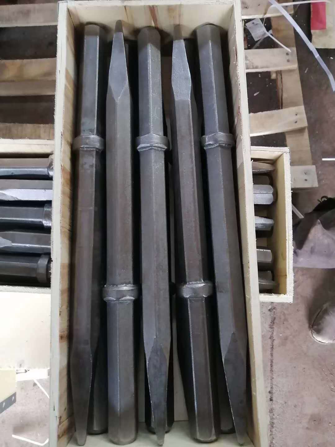 现货风镐钎子尖头扁头风镐钎优质气动工具配件风镐