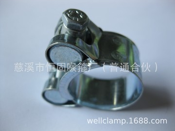 单头实心强力抱箍 双头实心26-28mm镀锌不锈钢抱箍w1 w2 w4304316